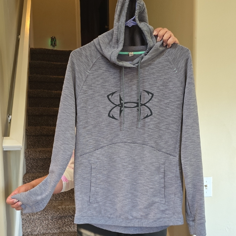 Under Armour Charcoal Gray Pullover Hoodie